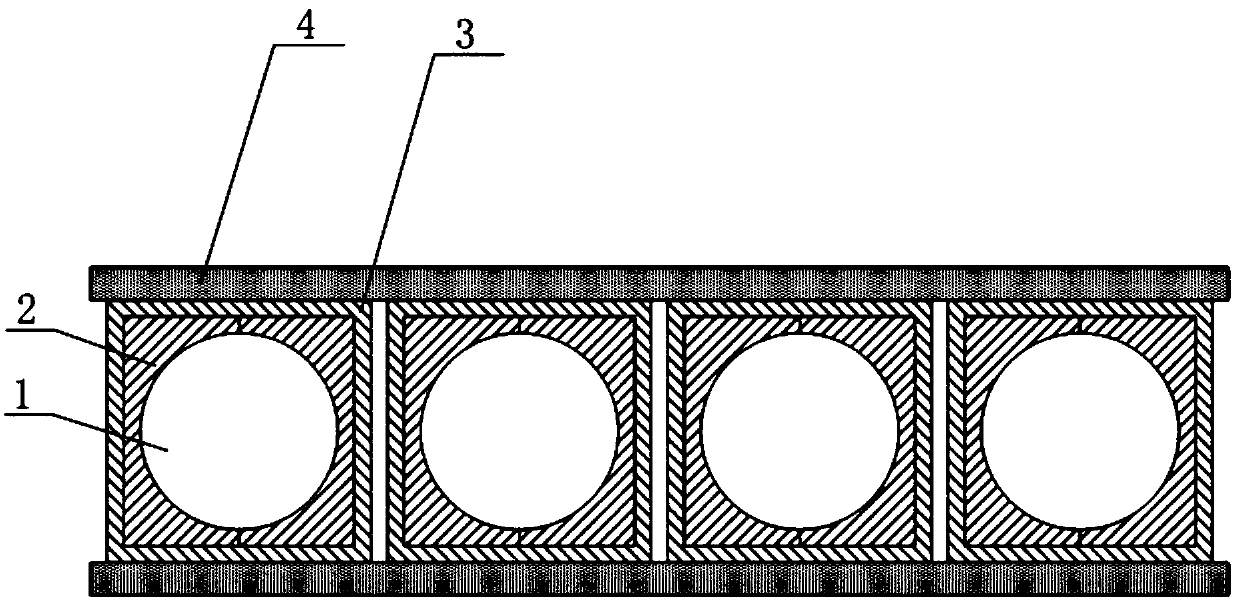 Modular underwater pressure-resistant sound insulation baffle