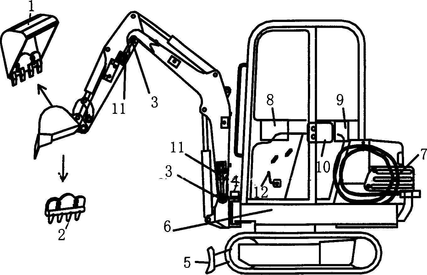 Safe pipeline digging system and its digging method