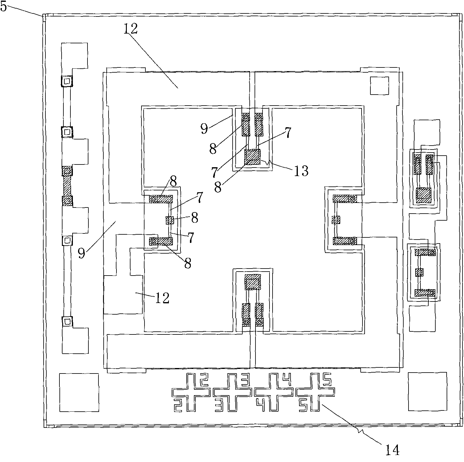 MEMS presser sensor chip and manufacturing method thereof