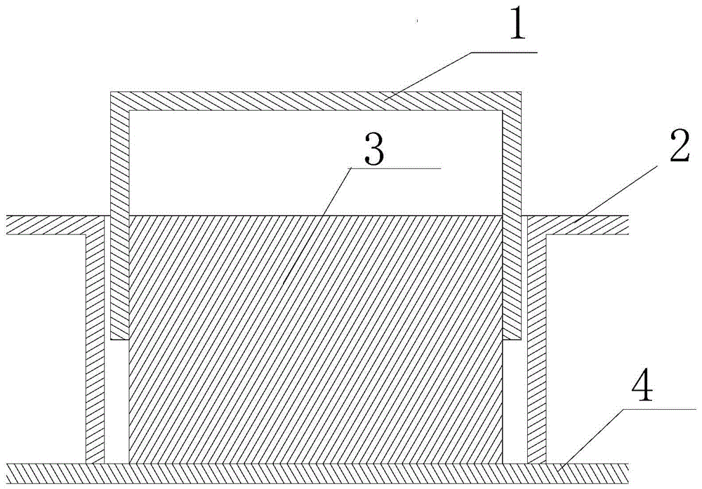 Protrusion collapse energy-absorbing structure