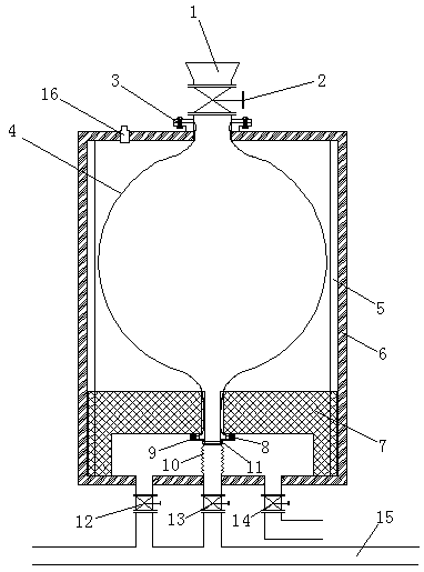 Buoyancy type constant pressure fertilizer applicator and its application method