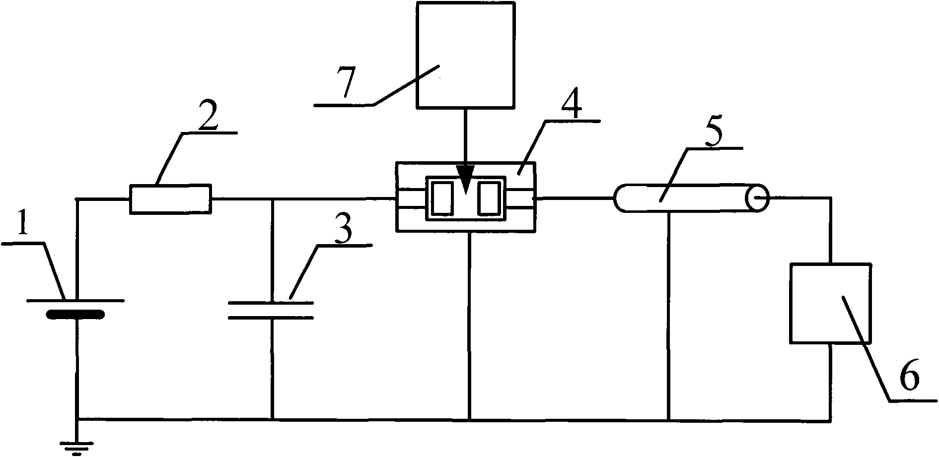 High-voltage square-wave pulse generator and method for generating high-voltage square-wave pulse