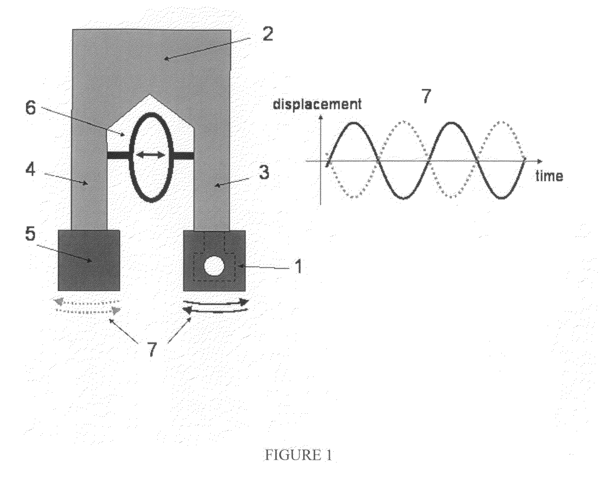 Balanced mechanical resonator for powder handling device