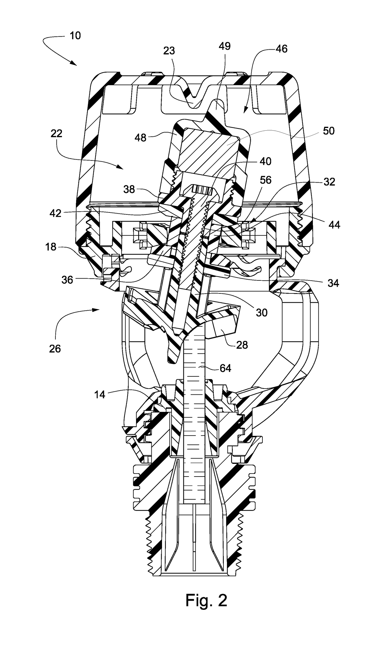 Rigid mount orbitor sprinkler