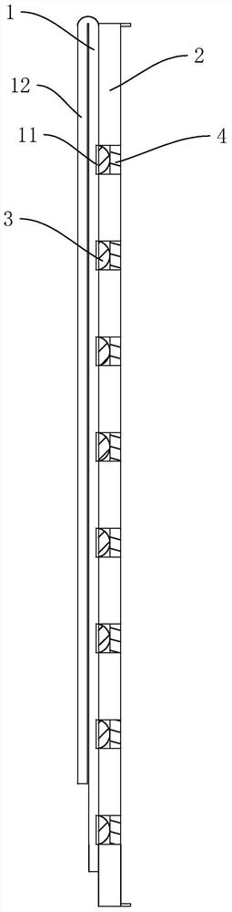 A kind of installation structure applied to miniled and manufacturing method thereof