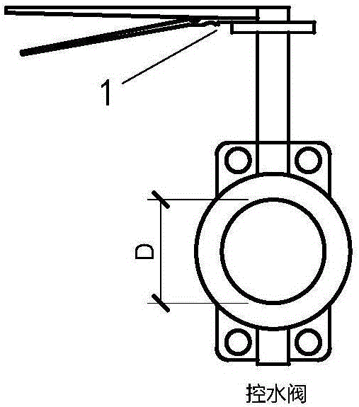 Automatic pressure regulation type sluicing control device for tunnel in high-pressure water-abundant area