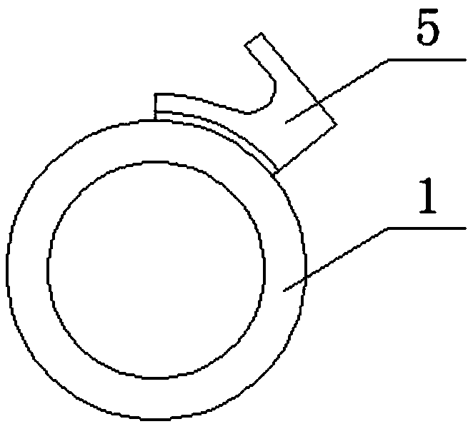 Condensate water reutilizing device for domestic air conditioner