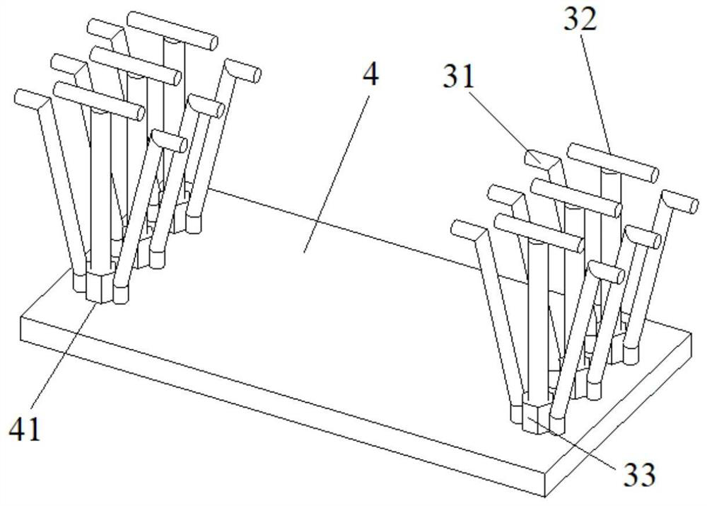 Fabricated concrete frame beam and column dry type connection joint