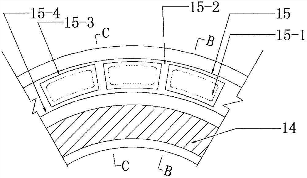 An anorectal stapler with double pad rings