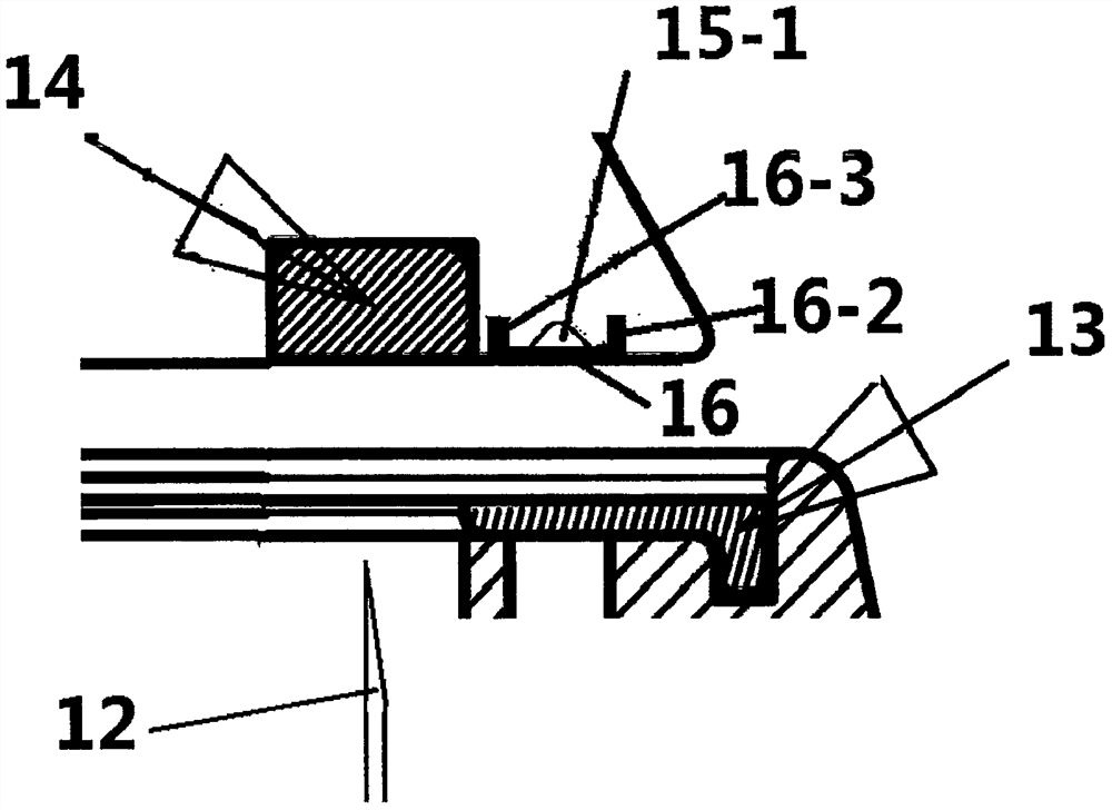 An anorectal stapler with double pad rings