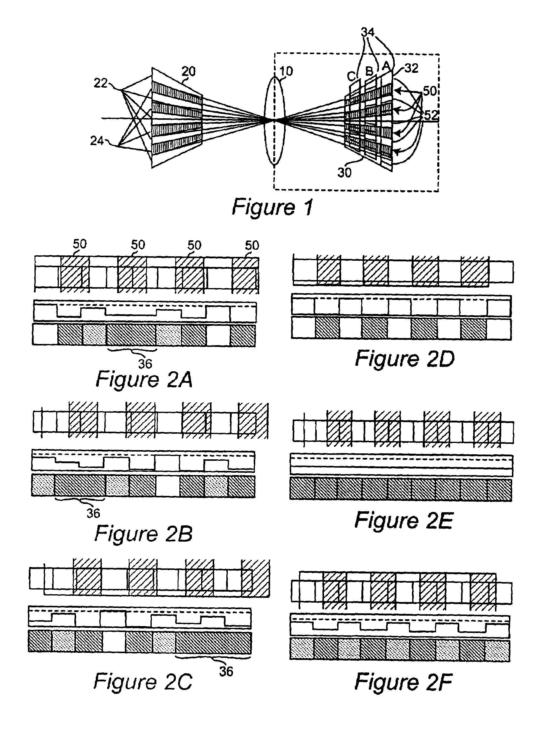 Image test target for visual determination of digital image resolution