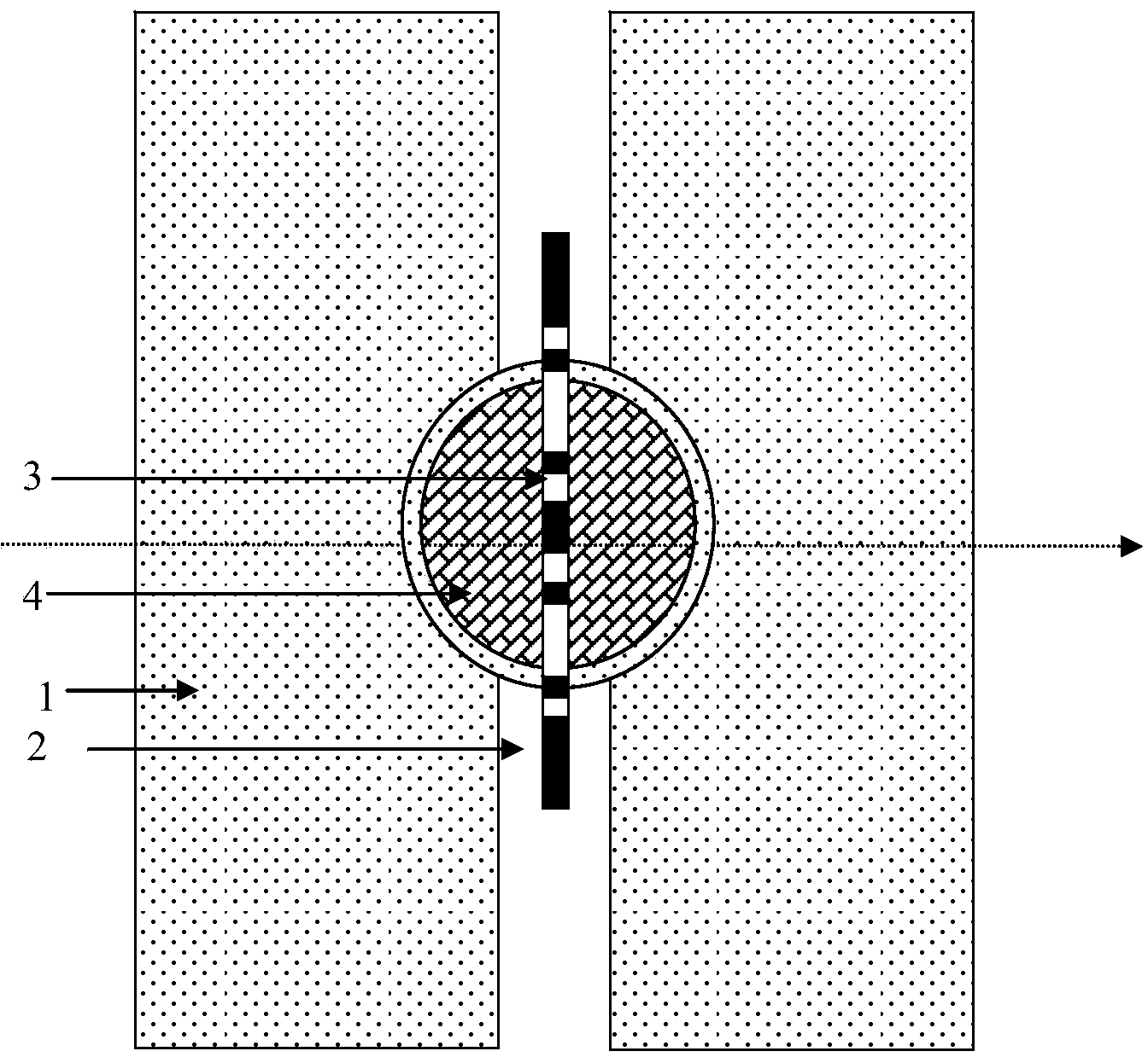 Scaling-down cavernous formation dual laterolog physical simulation device and experimental method