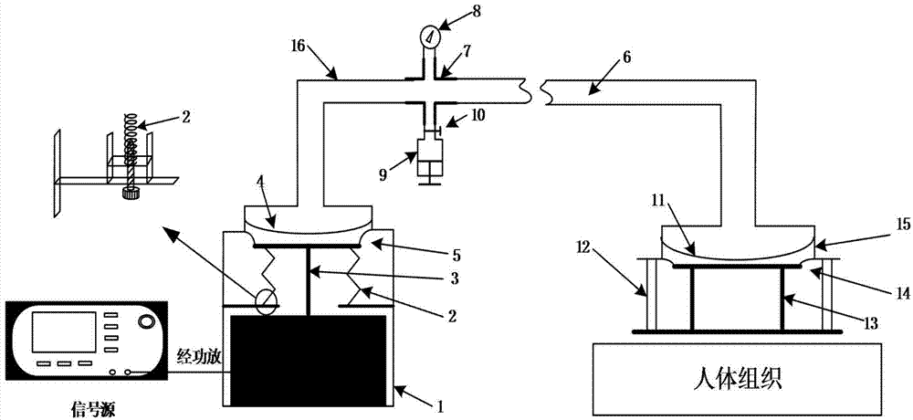 Pneumatic supercharging excitation device and method oriented to magnetic resonance elasticity imaging