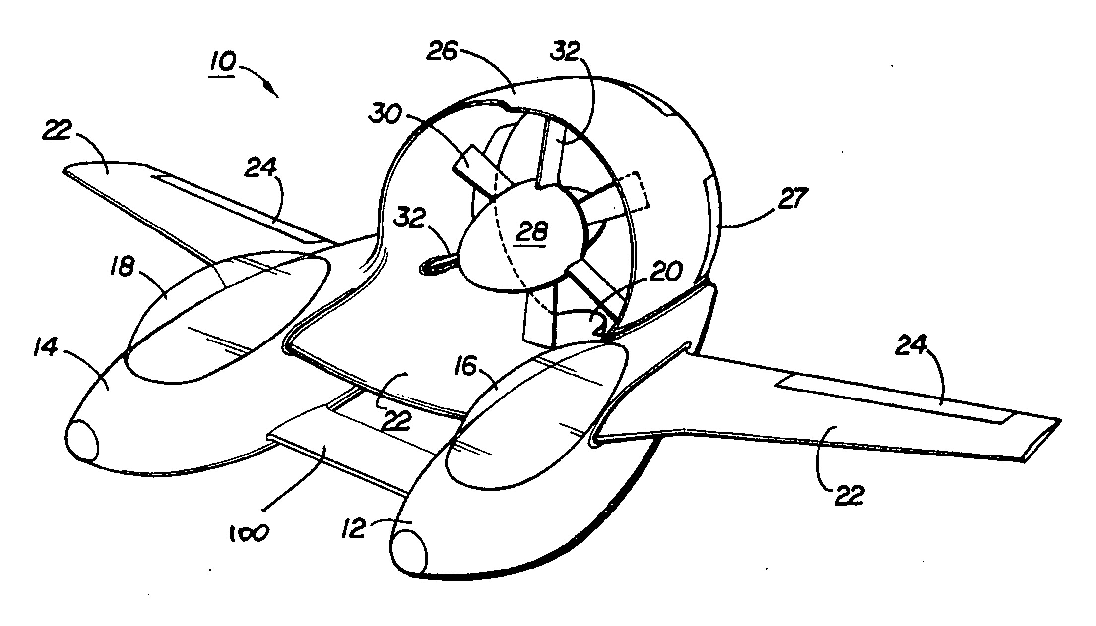 Hydrofoil for an amphibious aircraft