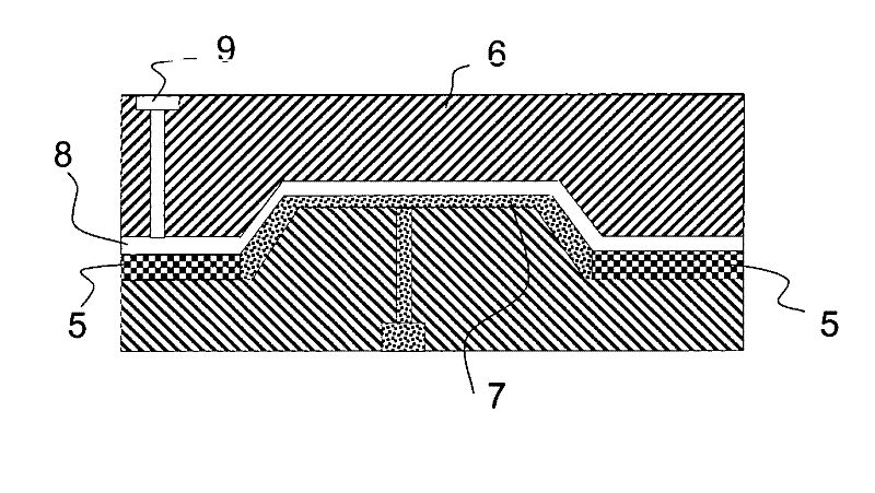 Mold and method for making multilayer plastic molded parts