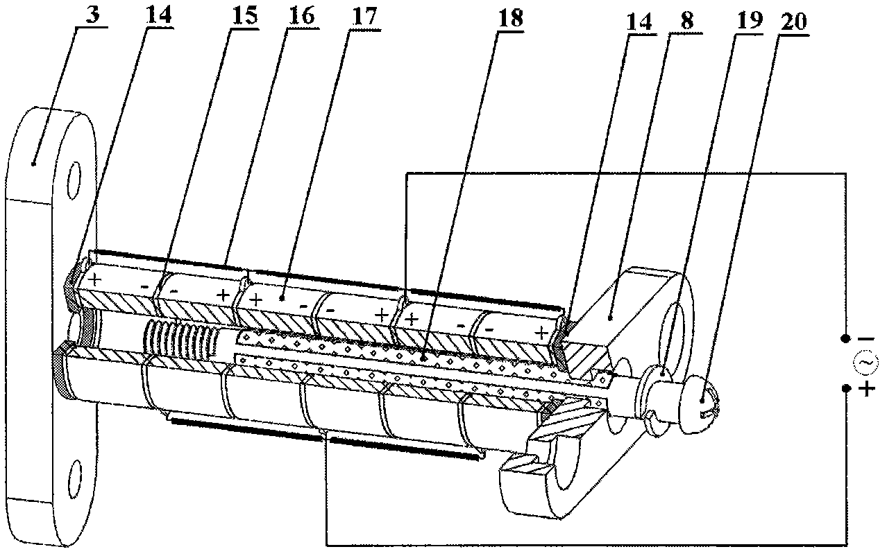 Bent piezoelectric-ceramic low-frequency underwater acoustic transducer