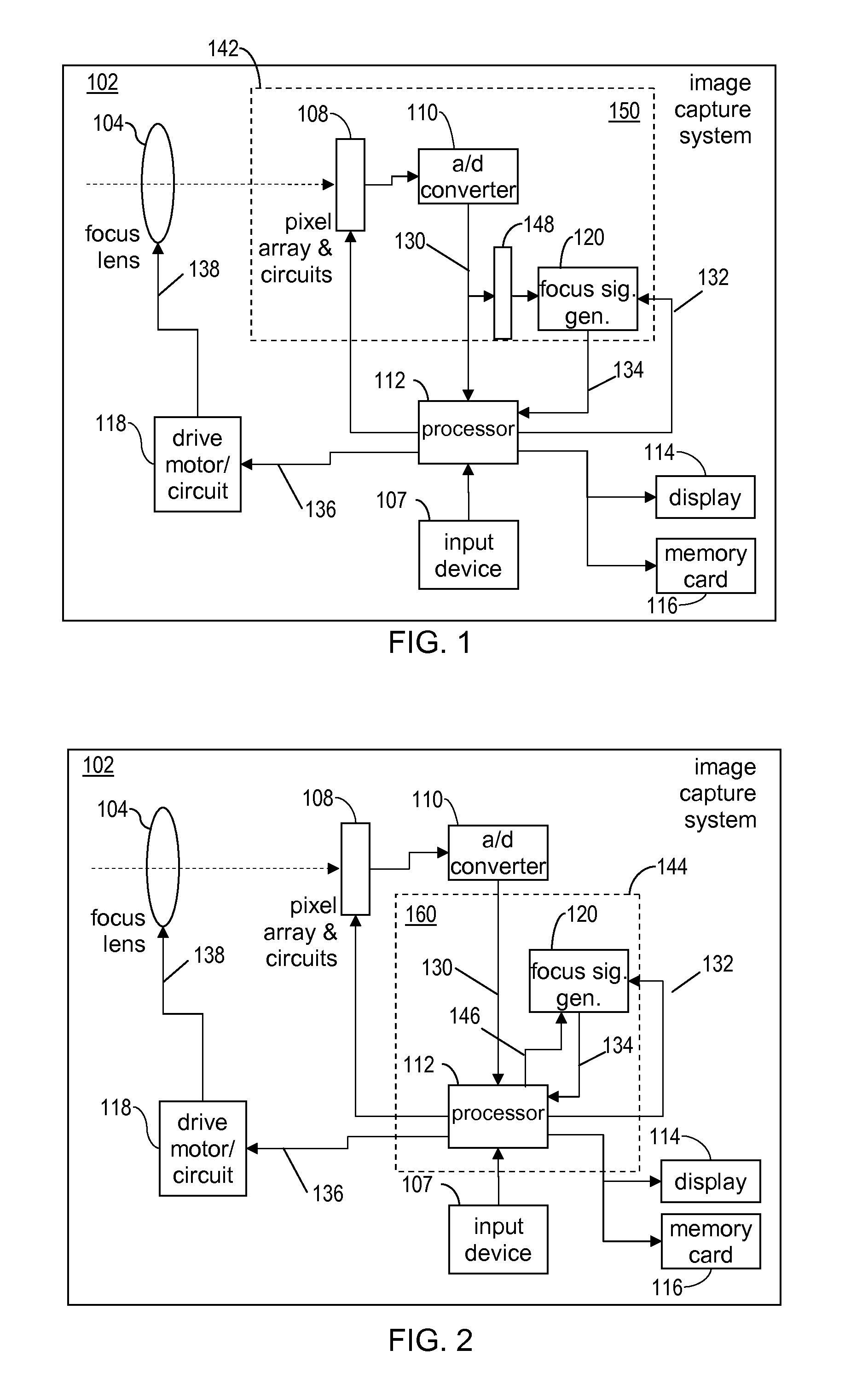 Auto-focus image system