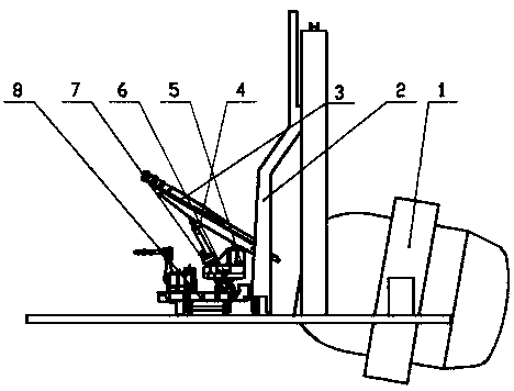 Stokehole automatic temperature measuring and/or sampling method of steelmaking converter molten steel