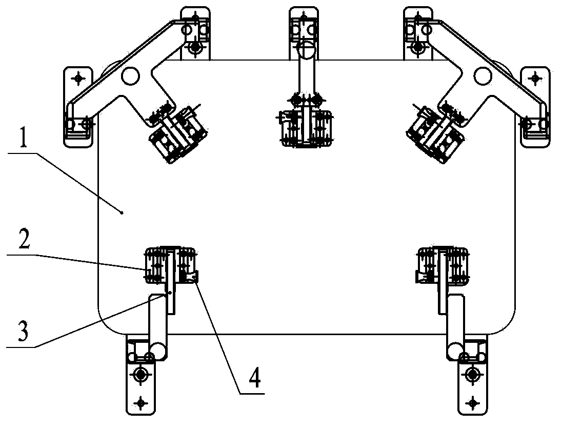 Automatic clamping mechanism of car acoustic component detecting tool