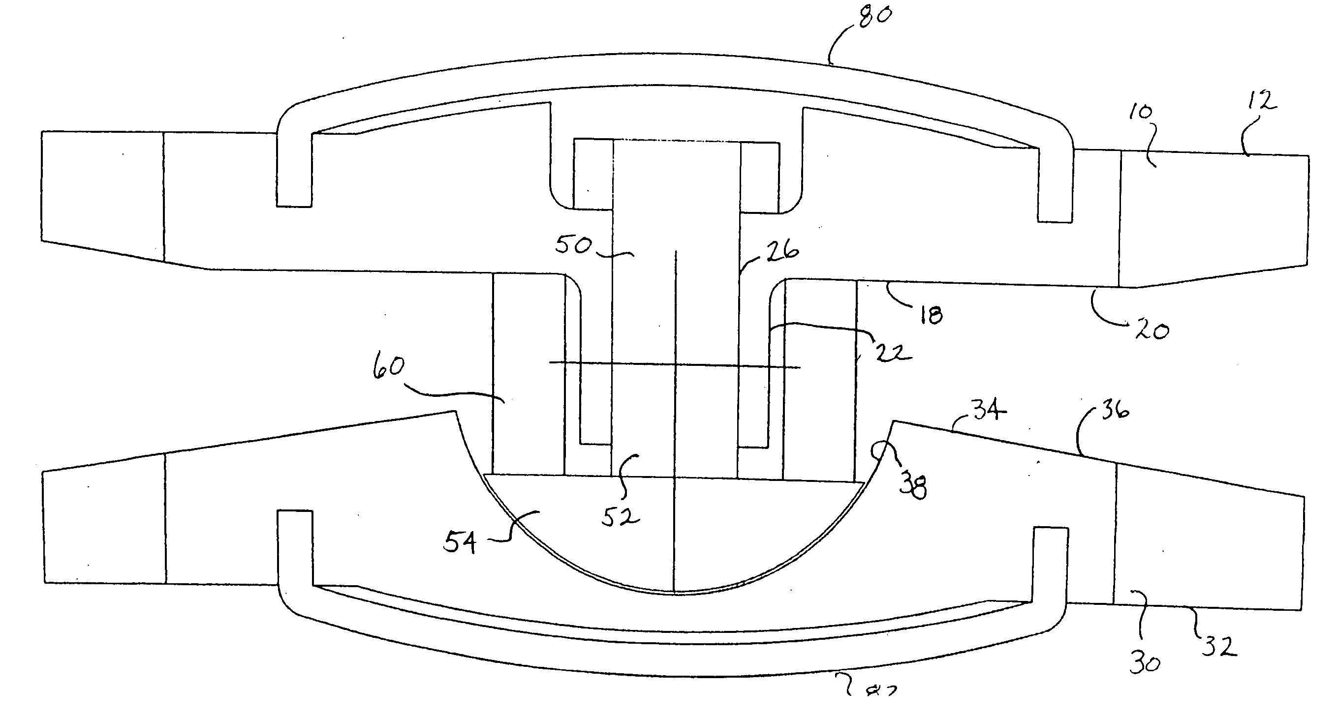 Artificial intervertebral disc having an articulating joint