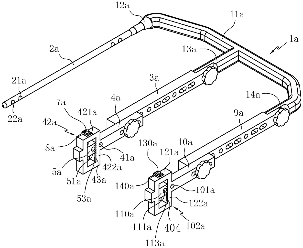 Distal locking nail sighting device for interlocking intramedullary nail