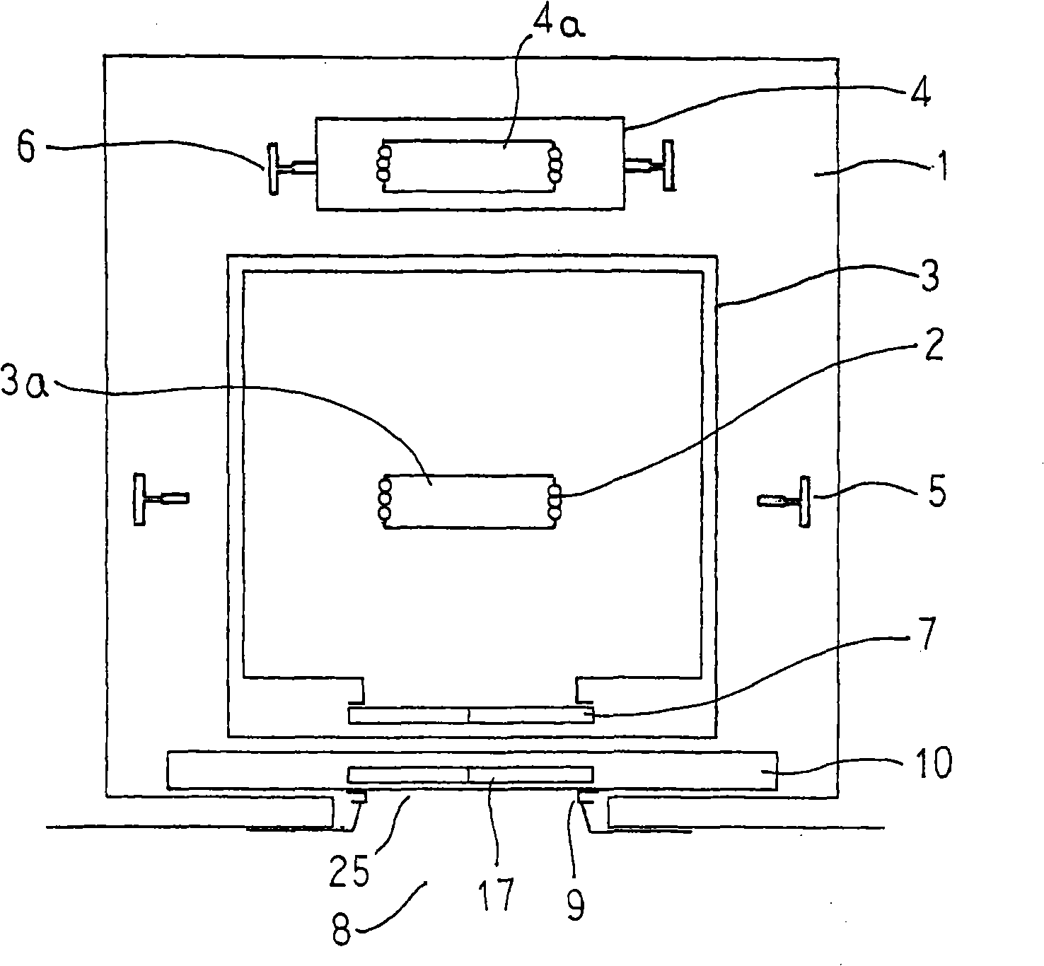 Update method for elevator apparatus and elevator apparatus