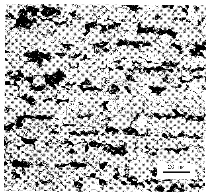 High-strength cold-rolled hot-galvanized dual-phase steel plate and manufacture method thereof