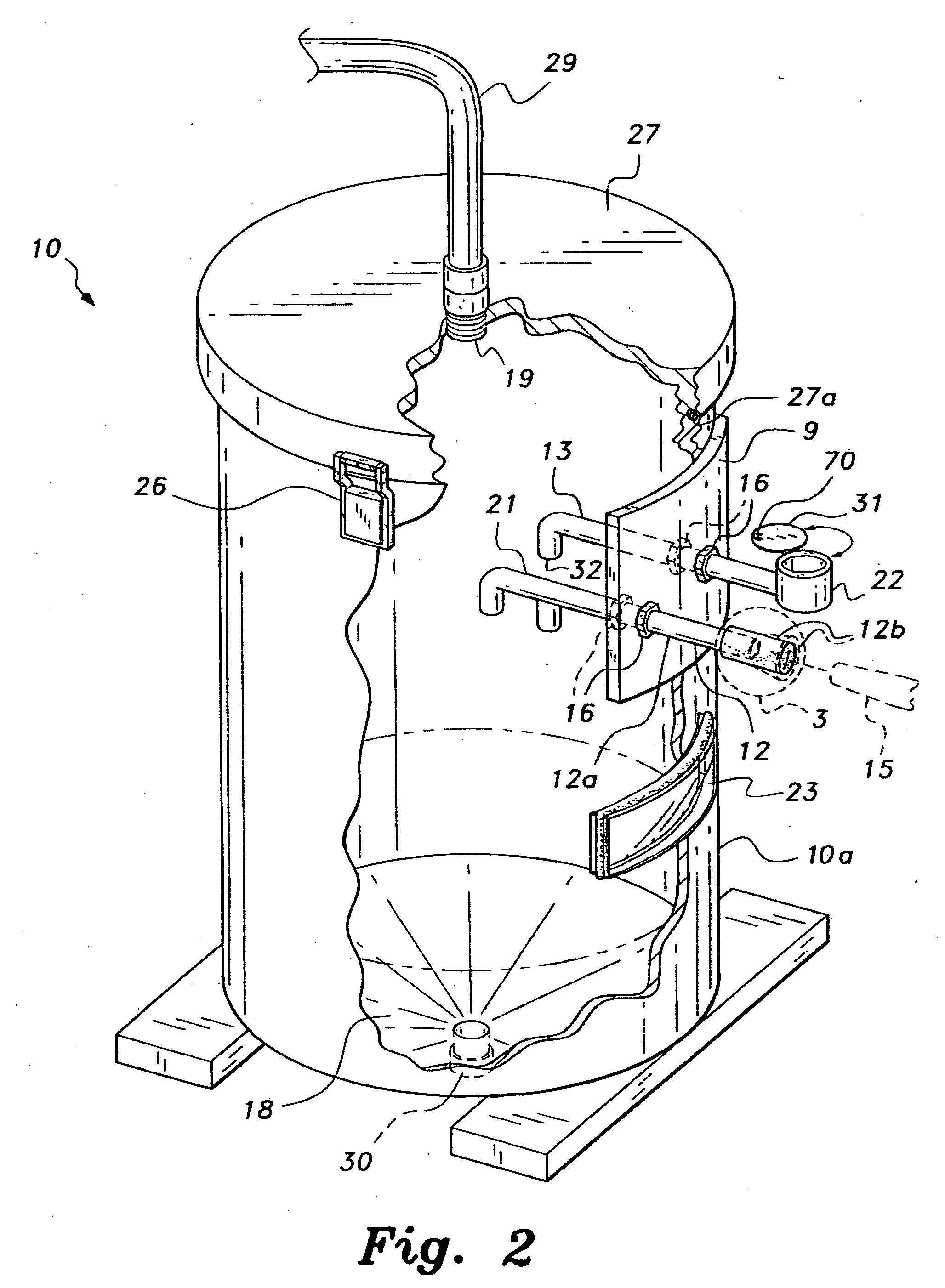 Apparatus for airbrush waste removal