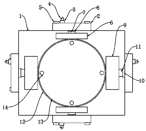 New energy automobile wire harness positioning and fixing device