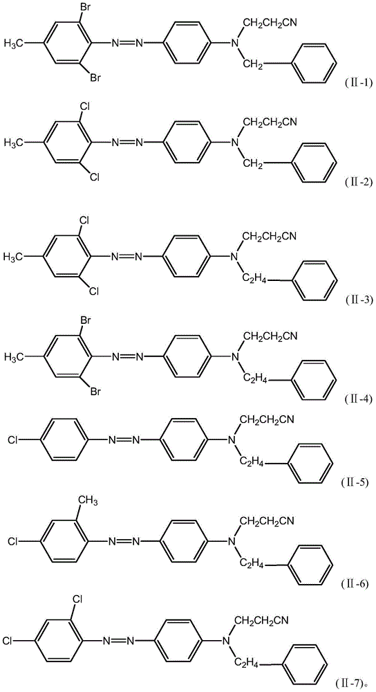 A kind of disperse yellow to orange dye composition