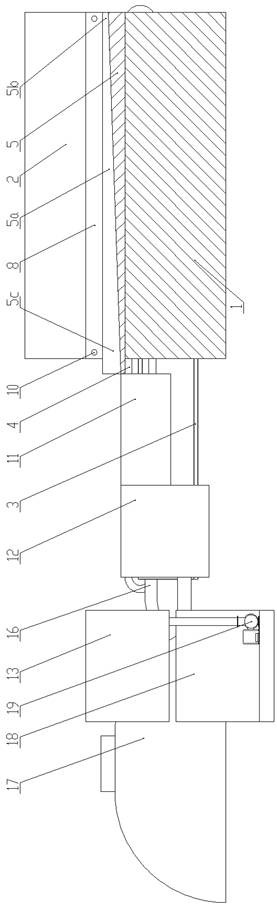 A non-point source pollution treatment device for livestock and poultry breeding waste