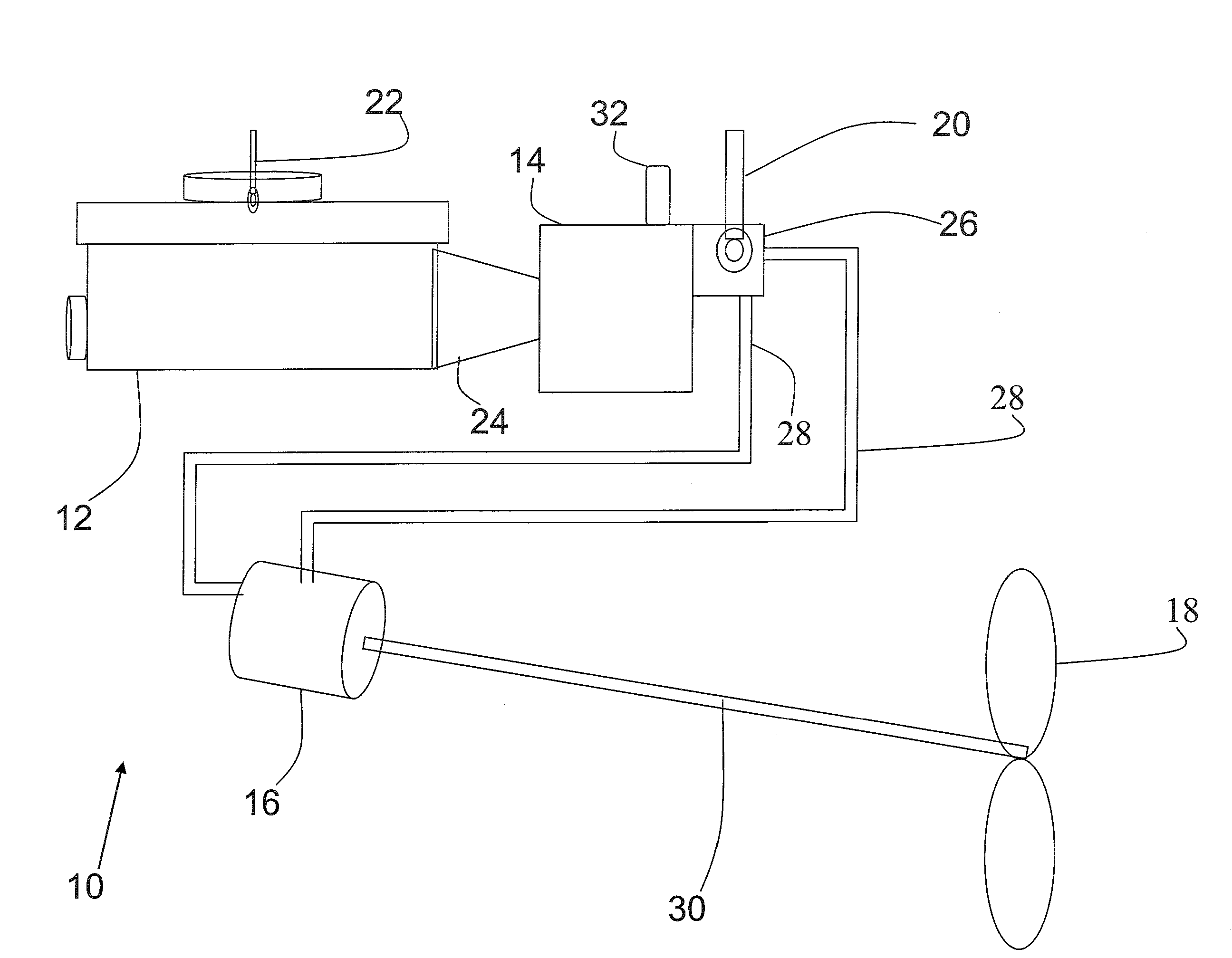 Hydra-marine propulsion system