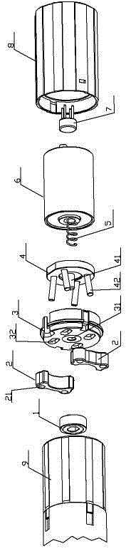 Brake assembly for silent tubular motors