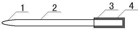 Poison stick for controlling tree trunk pests and making method thereof