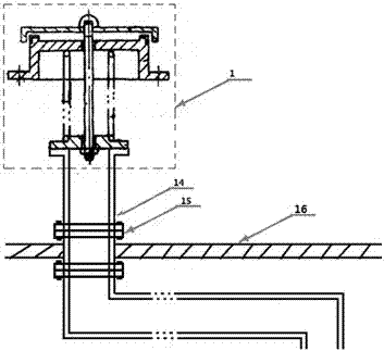 Anti-vapor blockage device and method for stator of water internally cooled generator