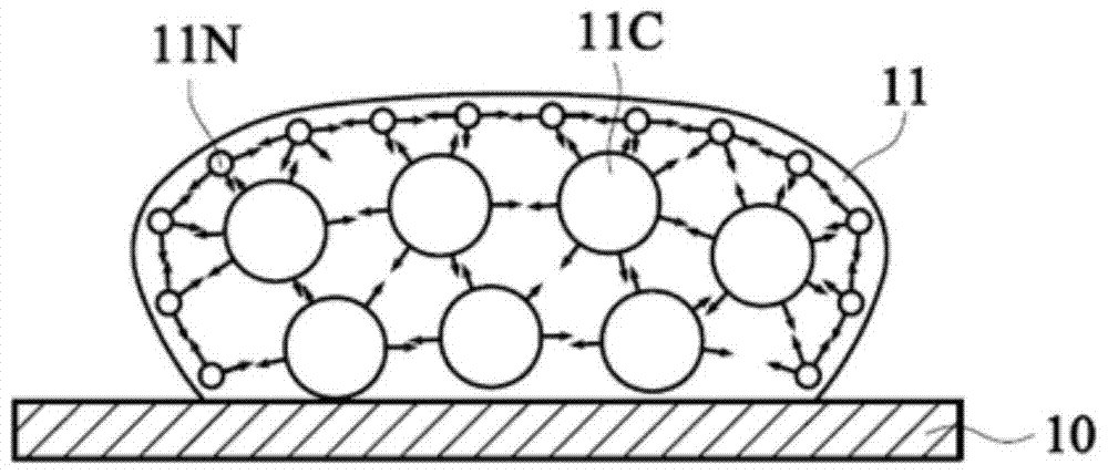 Liquid sample drying device, dry sample test piece and preparation method thereof