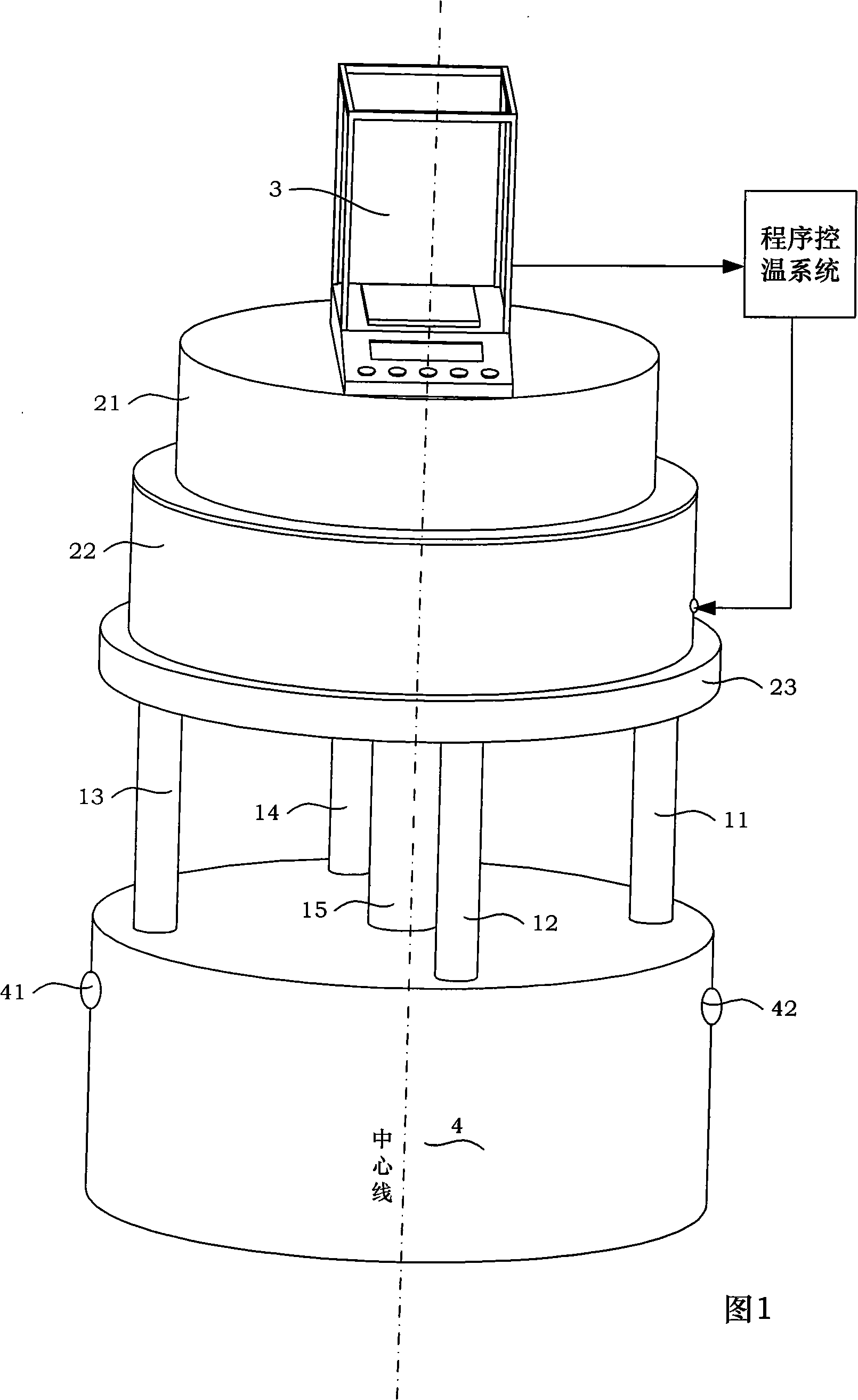 Measuring set for implementing high performance thermobalance measurement requirement by utilizing general electronic balance