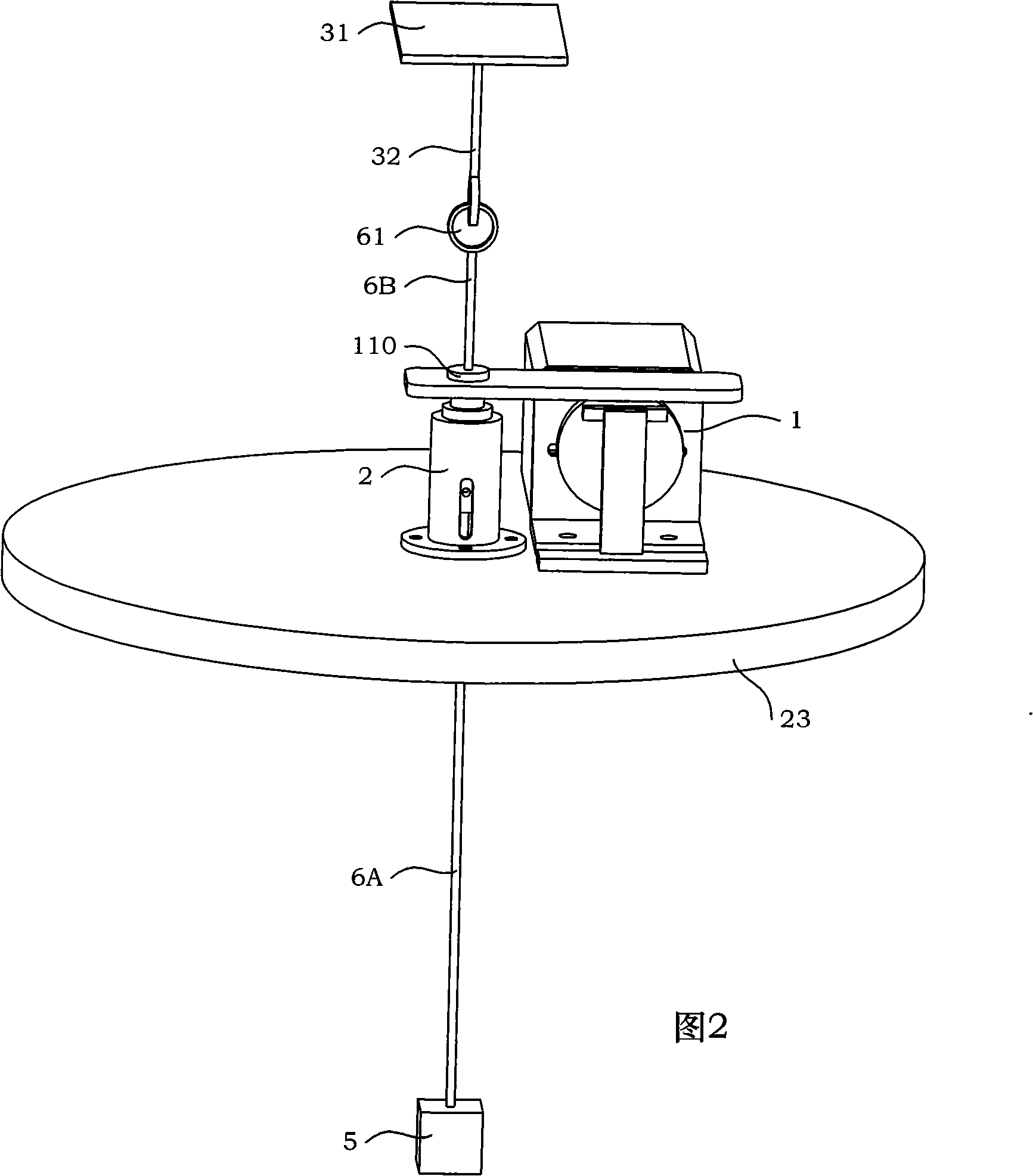 Measuring set for implementing high performance thermobalance measurement requirement by utilizing general electronic balance