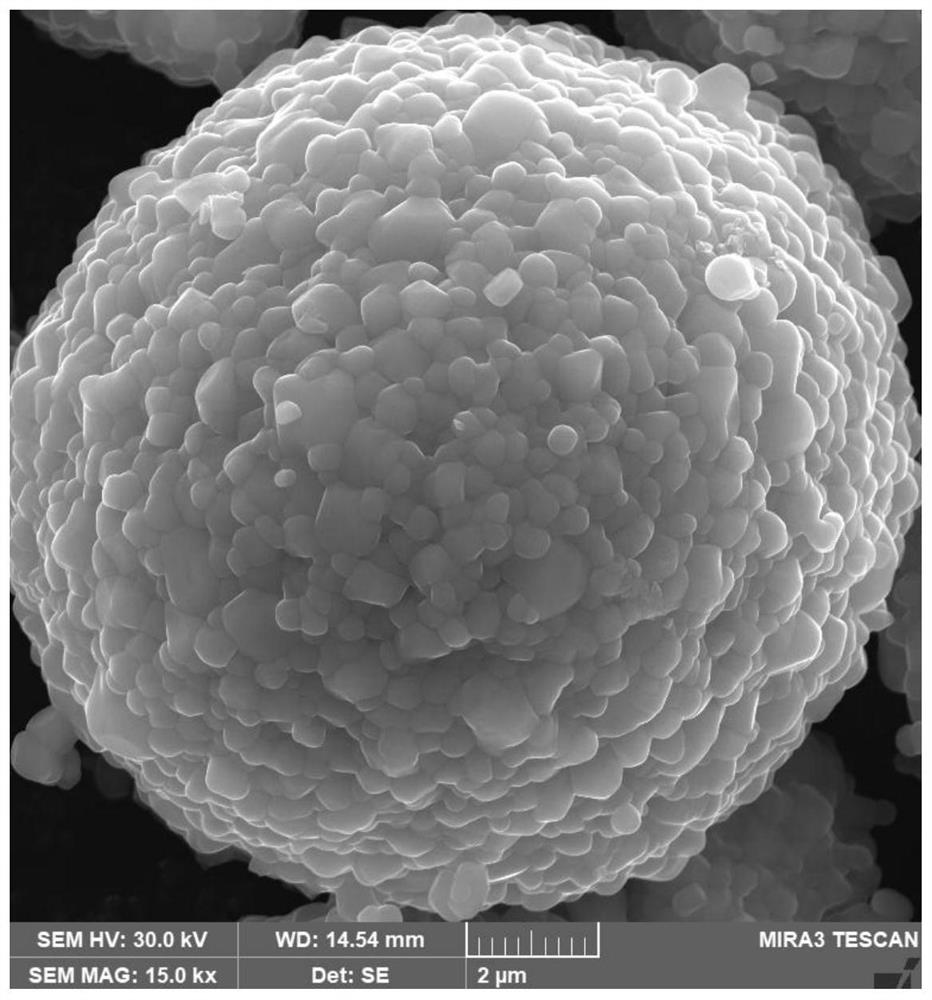 A kind of ternary cathode material coated with organic double layer and its preparation and application