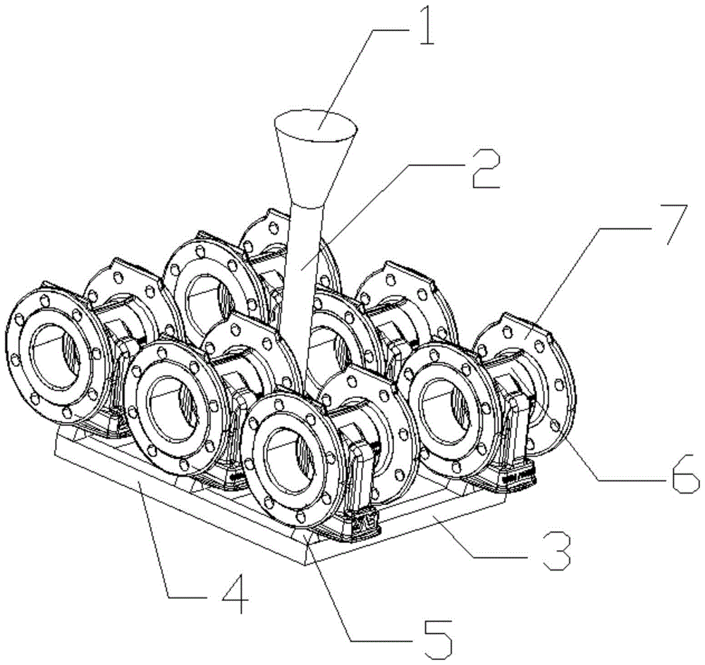 A valve body lost foam and its manufacturing method