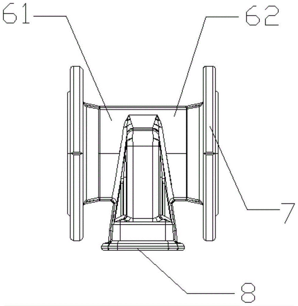 A valve body lost foam and its manufacturing method