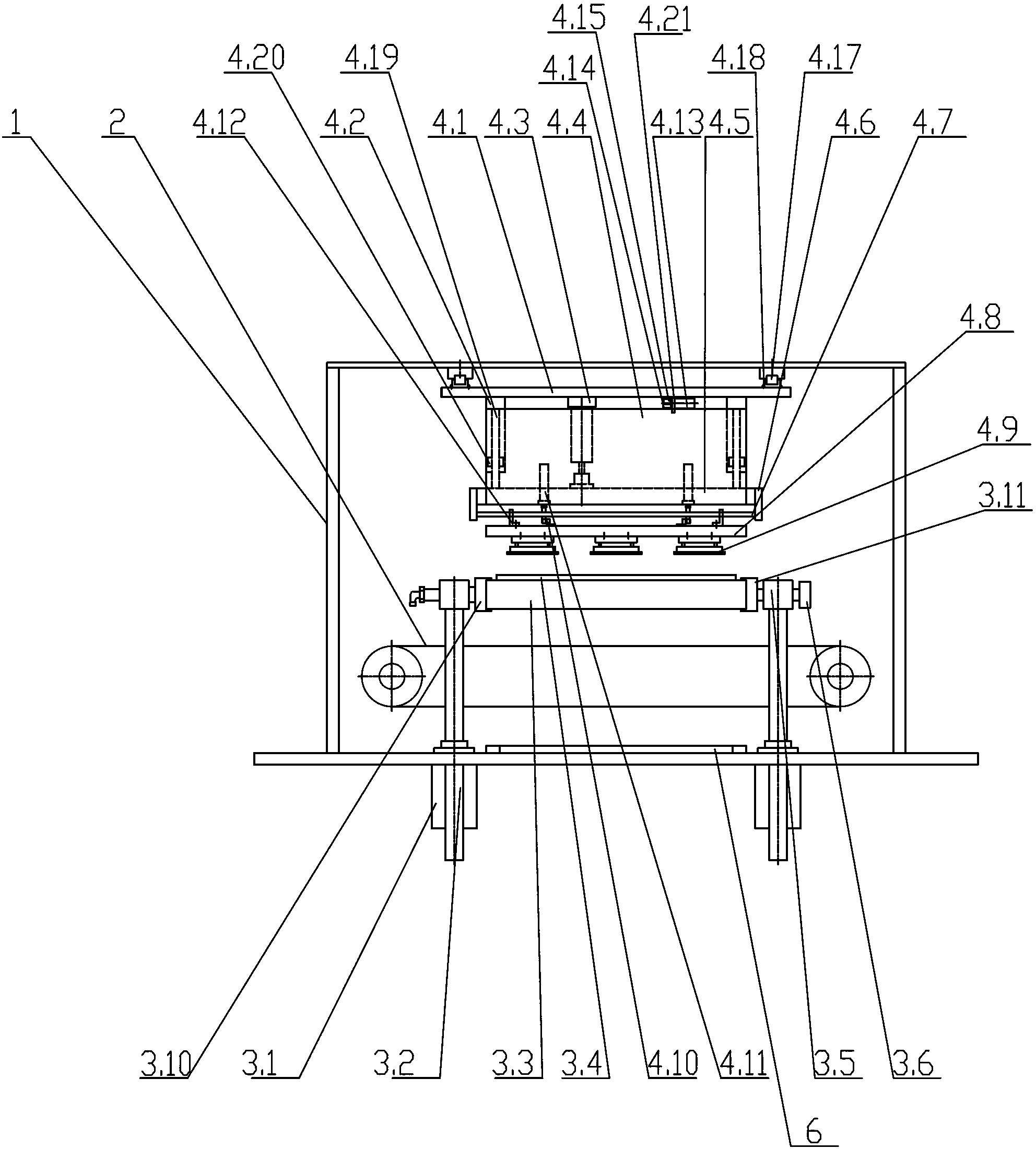 Carrying and screening device of battery packs and carrying and screening method