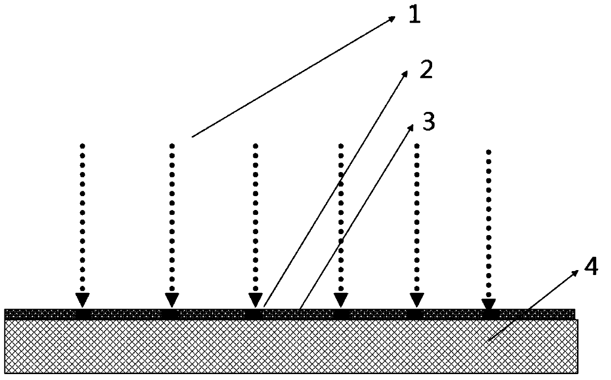 Method for preparing photovoltaic cell gate line electrode by laser sintering metal powder particles