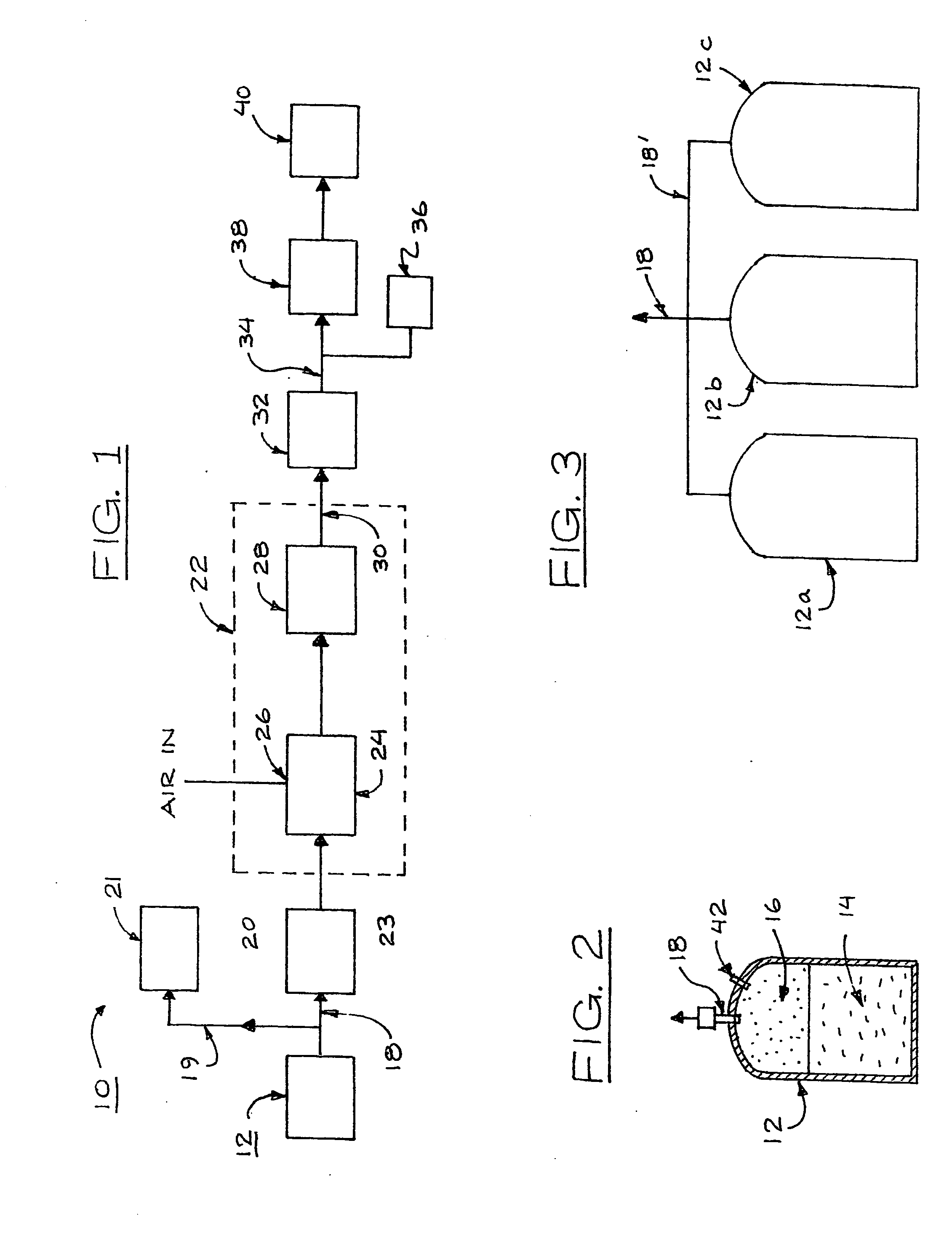 Portable gas powered internal combustion engine arrangement