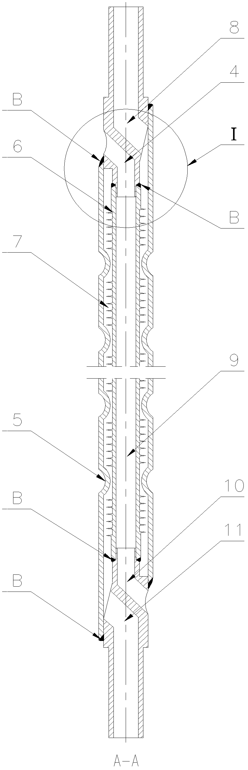 Pinfin drivepipe type reinforced heat transfer element