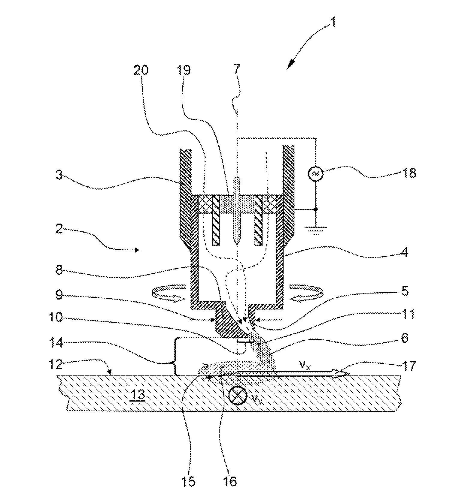 Method for plasma treatment and painting of a surface