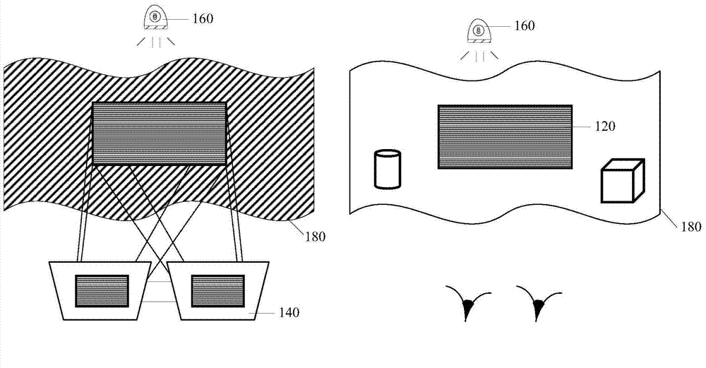 Light polarization display system and installing method