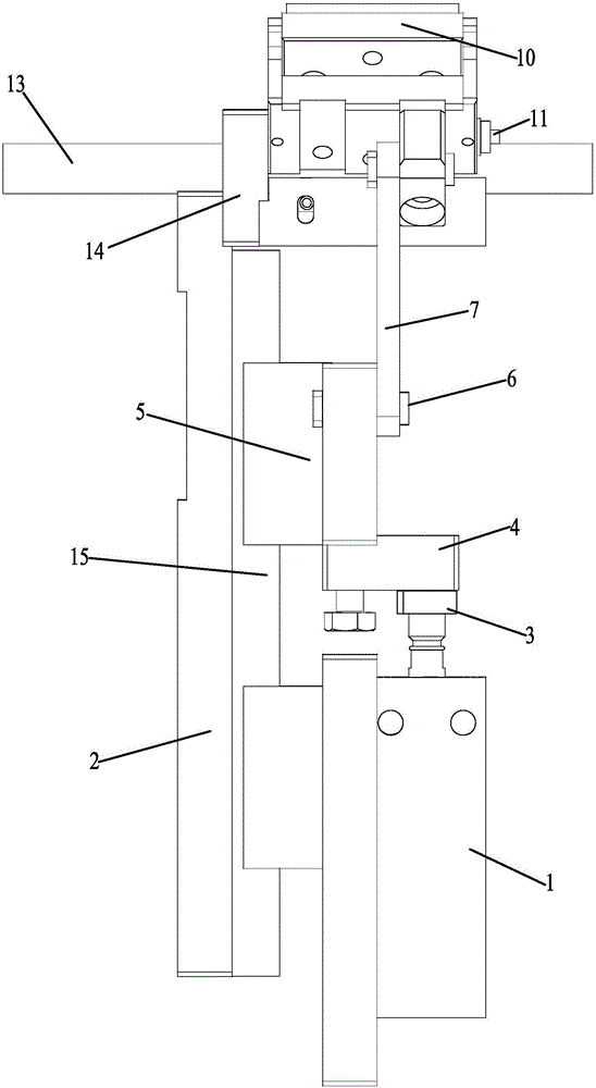 Air cylinder clamping jaw