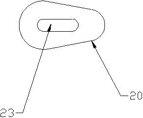 A clamping device for a drum brake of a crane hoisting mechanism