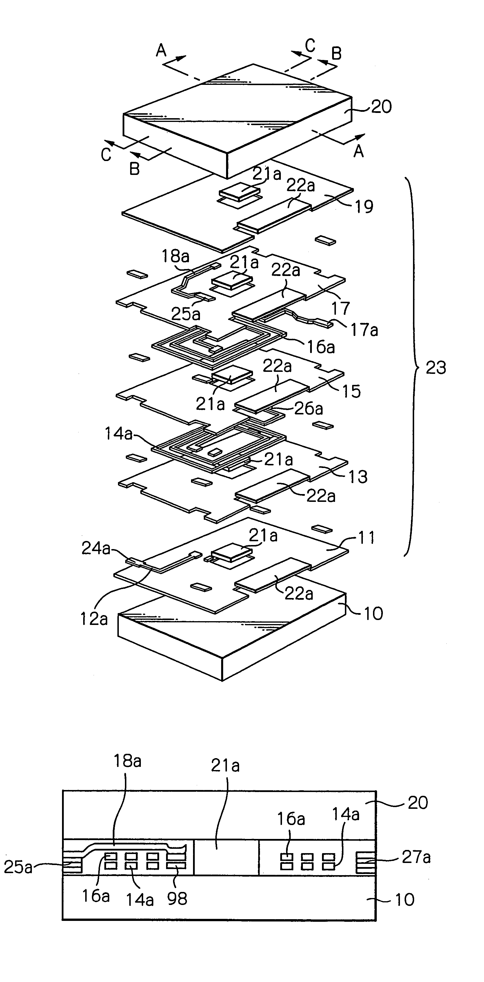 Thin-film common mode filter and thin-film common mode filter array